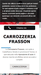 Mobile Screenshot of carrozzeriafrasson.com